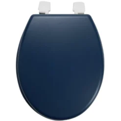 Abattant WC en bois bleu taille universelle
