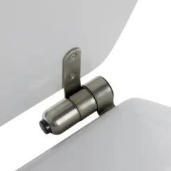 Abattant WC en bois noir déclipsable et frein de chute taille universelle