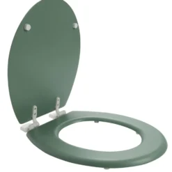 Abattant WC en bois vert taille universelle