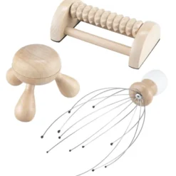 Accessoire de massage en bois pour tout le corps 3 pièces