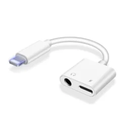 Adaptateur Lightning et jack 2 en 1