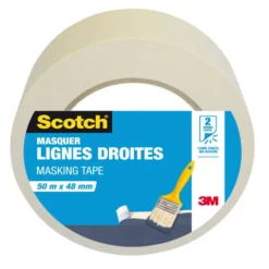 Adhésif de masquage Scotch ligne droite beige