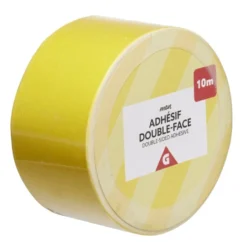 Adhésif double face gris pour tapis 10m