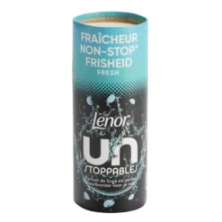 Adoucissant perles Lenor Unstoppables parfum de linge Aérien bleu 155gr