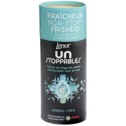 Adoucissant perles Lenor Unstoppables parfum de linge Aérien bleu 165gr