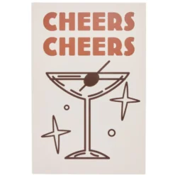 Affiche déco x3 papier Cocktail 30x40cm (3 modèles)
