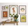 Affiche déco x3 papier thème tropical 10x15cm (4 modèles)
