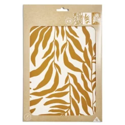 Affiche papier beige et orange 30x40cm