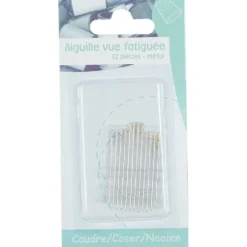 Aiguille à coudre x12 spéciale vue fatiguée