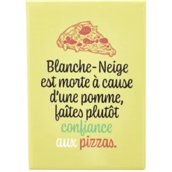 Aimant avec message humoristique