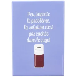Aimant avec message humoristique