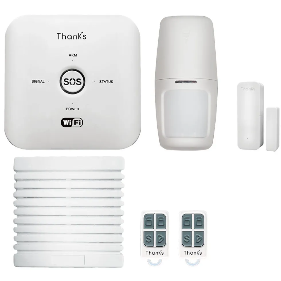 Alarme connectée sans fil WIFI