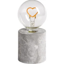 Ampoule déco LED sur socle coeur