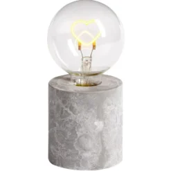 Ampoule déco LED sur socle coeur