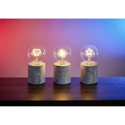 Ampoule déco LED sur socle rond