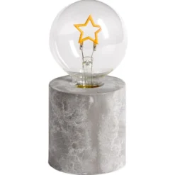 Ampoule déco LED sur socle étoile