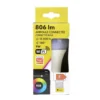 Ampoule LED connectée couleurs changeantes RGB 180° E27 806lms 9W
