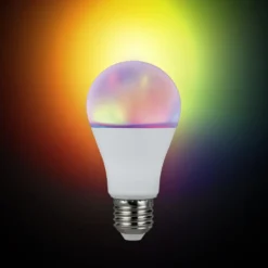Ampoule LED connectée couleurs changeantes RGB 180° E27 806lms 9W