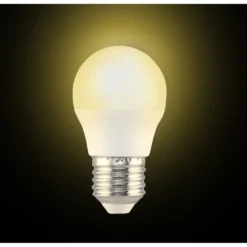 Ampoule LED E27 G45 blanc chaud 4,9W=40W 470lms classe F