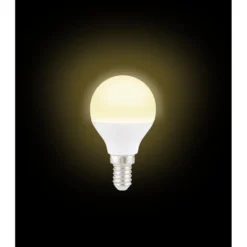 Ampoule LED E14 G45 blanc chaud 4,9W=40W 470lms classe F