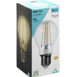 Ampoule LED à filament A60 E27 blanc