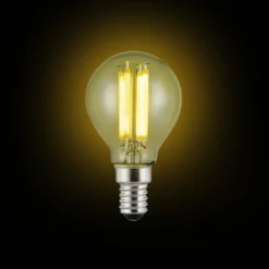 Ampoule LED filament E14 470lm 2,2W=40W blanc chaud x3