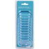 Anneau de douche transparent x12