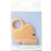 Anneau dentition bébé silicone jaune