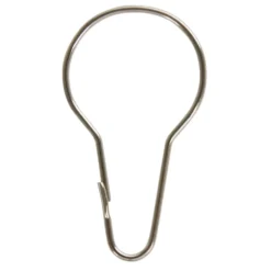 Anneau rideau de douche en métal x12