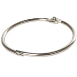 Anneau rideau de douche rond en métal x12
