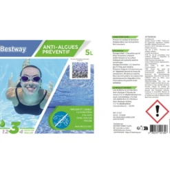 Anti algues piscine préventif 5L