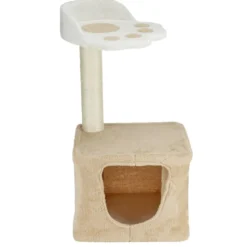 Arbre à chat 1 griffoir 2 couchages 30x35xH65cm (2 modèles)