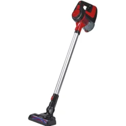 Aspirateur 2 en 1 sans fil sans sac silencieux Homday rouge