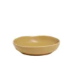 Assiette creuse en faïence jaune Ø20xH4cm