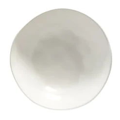 Assiette creuse forme organique céramique blanche Ø20cm