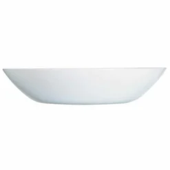 Assiette creuse ronde Luminarc opale blanche Ø20cm
