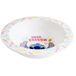 Assiette creuse Stitch plastique blanc et multicolore Ø16cm