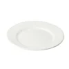 Assiette à dessert Colombe en porcelaine blanche Ø19cm