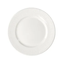 Assiette à dessert Colombe en porcelaine blanche Ø19cm