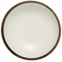 Assiette à dessert faïence bord liseré doré Ø20cm (2 modèles)
