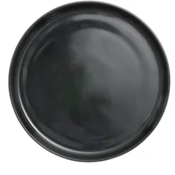Assiette à dessert Oslo en grès noir Ø20cm