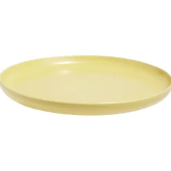 Assiette à dessert Oslo porcelaine jaune Ø19cm