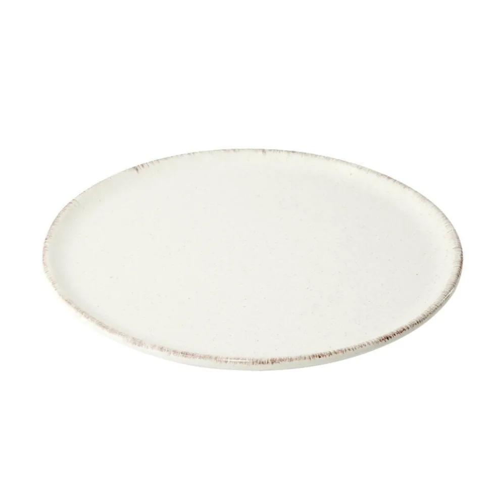 Assiette à dessert ronde Lisbonne grès beige Ø20,5cm