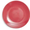 Assiette à dessert ronde Madrid faïence rouge Ø20cm