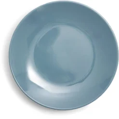 Assiette à dessert ronde Madrid grès bleu Ø20cm