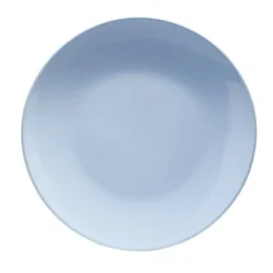 Assiette à dessert ronde Madrid grès bleu Ø20,5cm