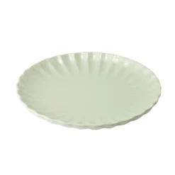 Assiette à dessert ronde Venise faïence verte Ø20cm
