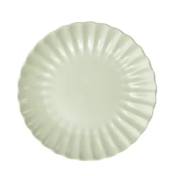 Assiette à dessert ronde Venise faïence verte Ø20cm