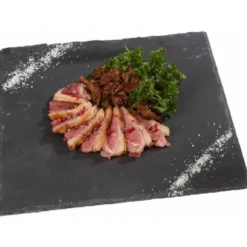 Assiette plate carrée ardoise 30x30cm