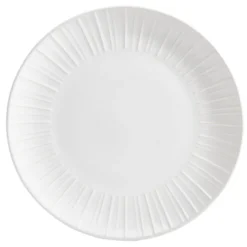 Assiette plate en céramique blanc Ø27cm